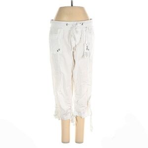 Da-sh White Cropped Pants